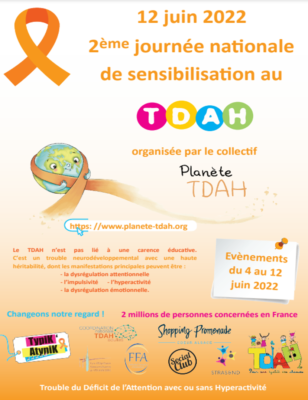 Lire la suite à propos de l’article 2ème Journée nationale de sensibilisation au TDAH – 12 juin 2022