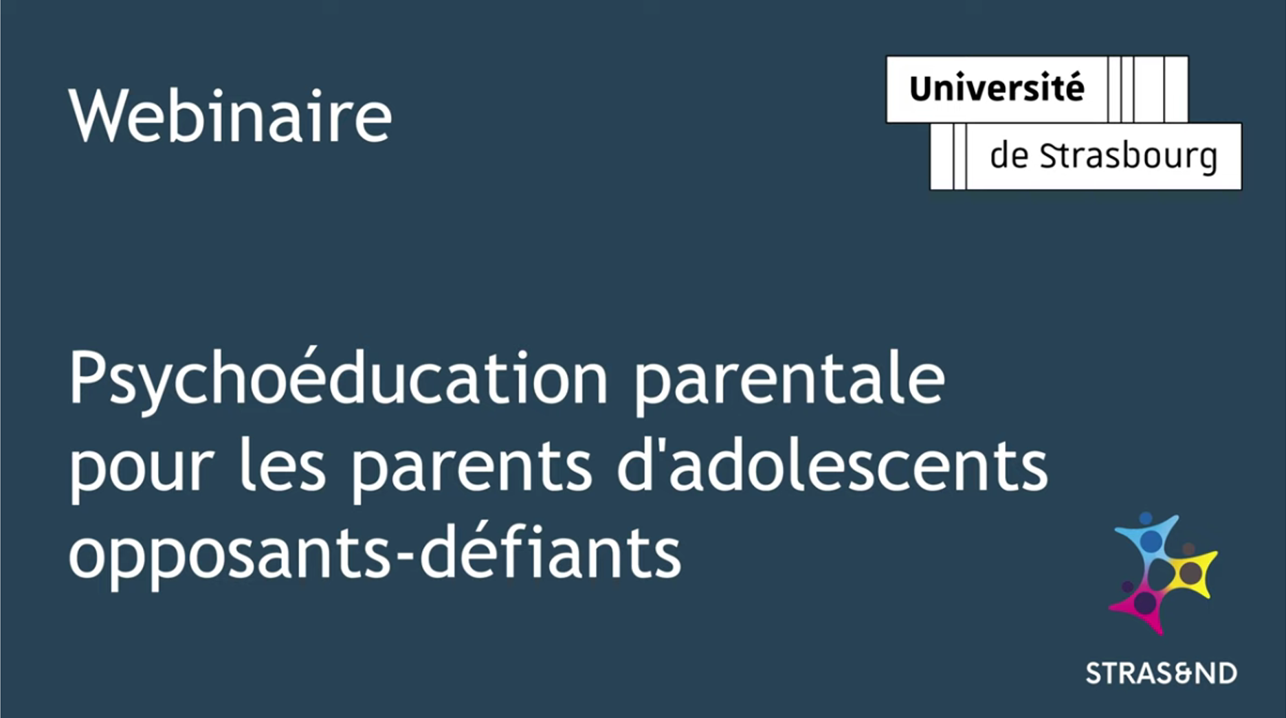 Lire la suite à propos de l’article Psychoéducation parentale pour les parents d&rsquo;adolescents opposants-défiants (Webinaire...