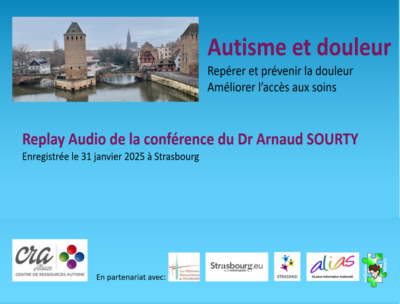 Lire la suite à propos de l’article Retour sur la conférence “Autisme et douleur” du CRA Alsace